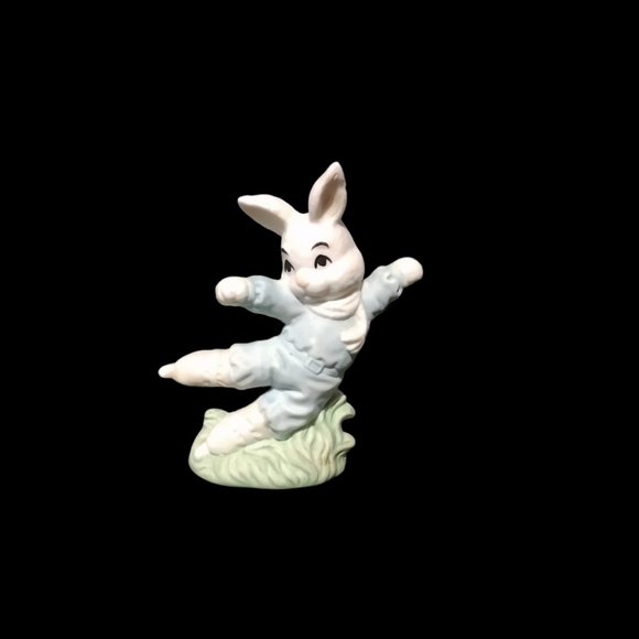 Three porcelain Easter bunnies by Art Mark - Picture 11 of 12